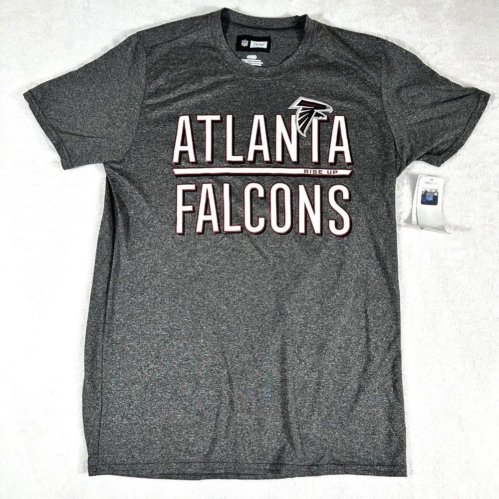 NFL Atlanta Falcons Team Apparel Men’s Grey Medium Shirt